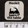 Bagmate Undertable Bag Hook Customer Awareness Sticker - Silver - Medium
