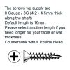 Bagmate Undertable Bag Hook Installation Screws Details